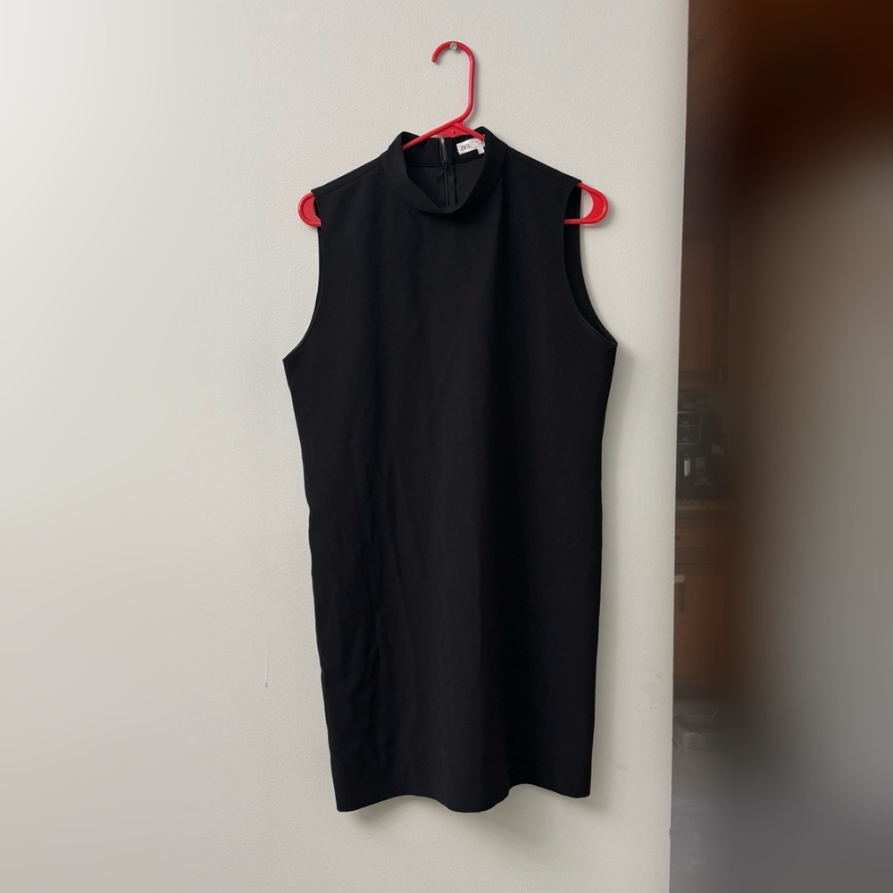 Zara Black Sleeveless Mini Dress